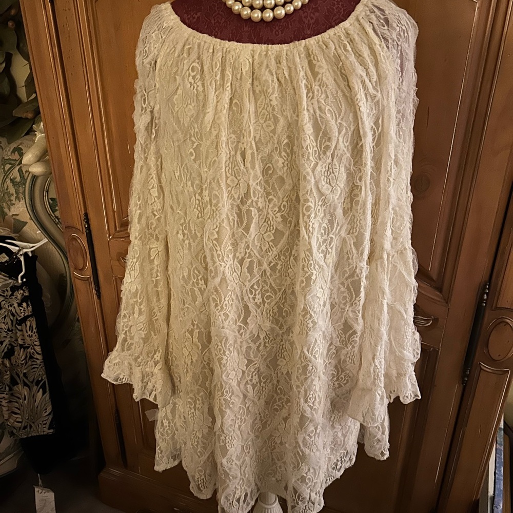 Southern Fried Chicks Lace Mini Dress